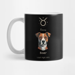 Taurus: Boxer - Zodiac Tarot Card Mug